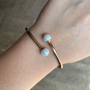 STEELX | Stainless Steel pearl bracelet | EUC